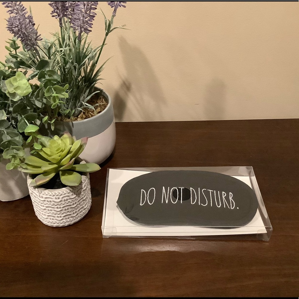New Rae Dunn DO NOT DISTURB Sleep Eye Mask 😴